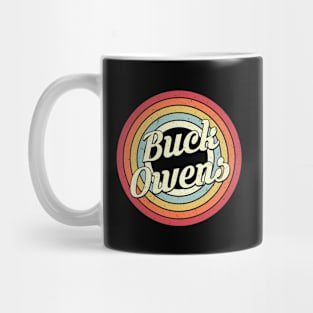 Buck Proud Name Retro Rainbow Tribute Mug